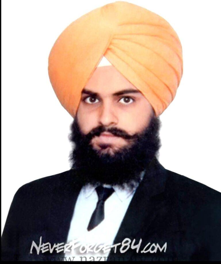 ਸ਼ਹੀਦ ਵਕੀਲ ਭਾਈ ਜਗਵਿੰਦਰ ਸਿੰਘ ਜੀ ਹੈਪੀ ਸੈਕਟਰੀ ਸਿੱਖ ਸਟੂਡੈਂਟਸ ਫੈਡਰੇਸ਼ਨ